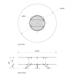 Discus Wood Fire Pit