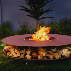 Discus Wood Fire Pit