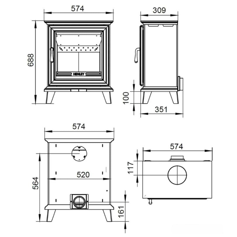 Henley-Elmwood-Fireplace-Specification