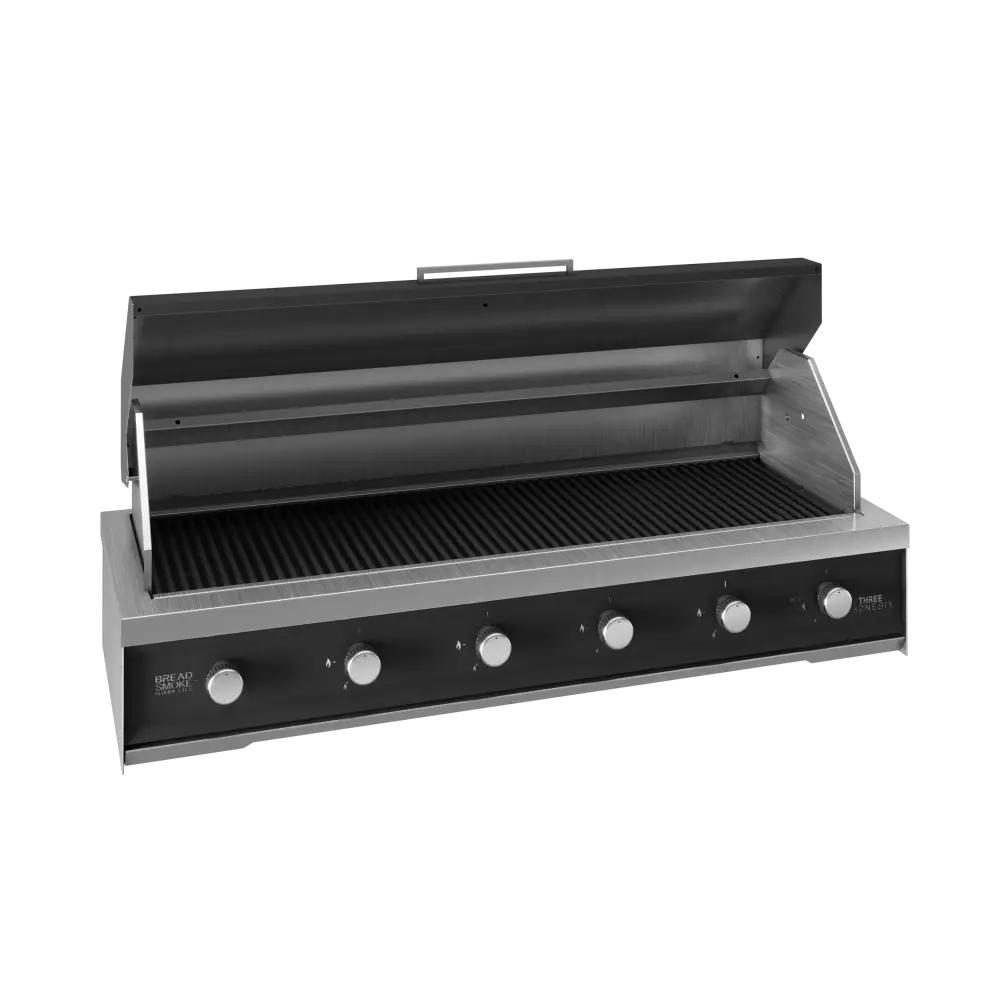 Three One Six Gas BBQ - 1370mm / Stainless Steel with Black